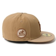 画像6: NEWERA（ニューエラ）“59FIFTY ロサンゼルス・ドジャース カモカラー カーキ/キャメル/ストーン” (6)