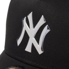 画像8: NEWERA（ニューエラ）“9FORTY A-Frame トラッカー ニューヨーク・ヤンキース TPUロゴ ブラック” (8)