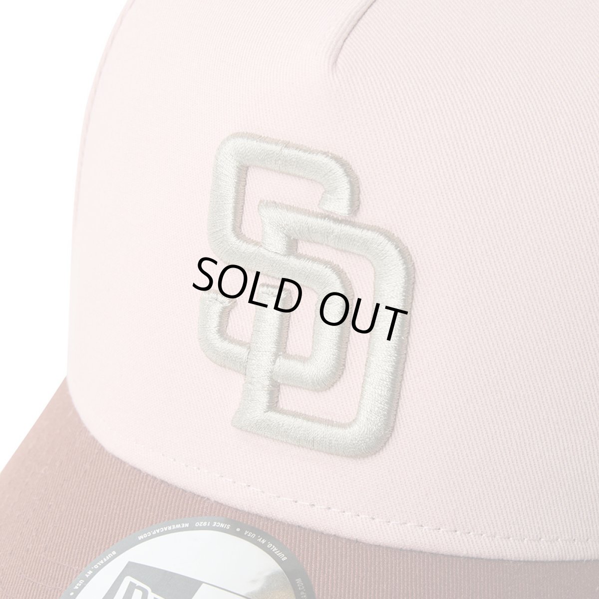 画像8: NEWERA（ニューエラ）“9FORTY サンディエゴ・パドレス モカムース ダーティーローズ/ウェットバーク” (8)