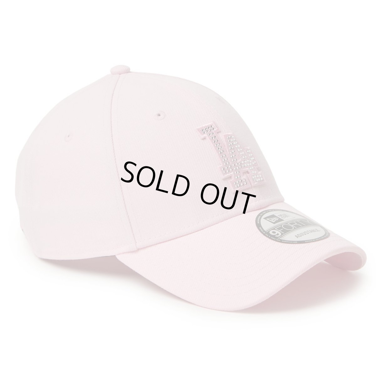 画像3: NEWERA（ニューエラ）“9FORTY Rhinestone ラインストーン ロサンゼルス・ドジャース ピンク” (3)