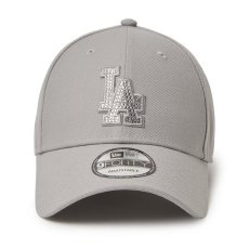 画像2: NEWERA（ニューエラ）“9FORTY Rhinestone ラインストーン ロサンゼルス・ドジャース グレー” (2)