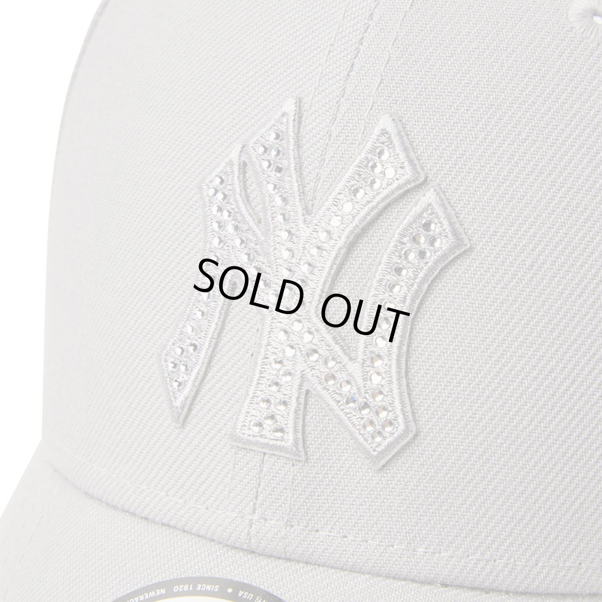 画像8: NEWERA（ニューエラ）“9FORTY Rhinestone ラインストーン ニューヨーク・ヤンキース グレー” (8)