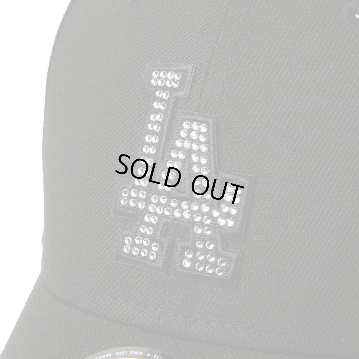 画像8: NEWERA（ニューエラ）“9FORTY Rhinestone ラインストーン ロサンゼルス・ドジャース ブラック” (8)