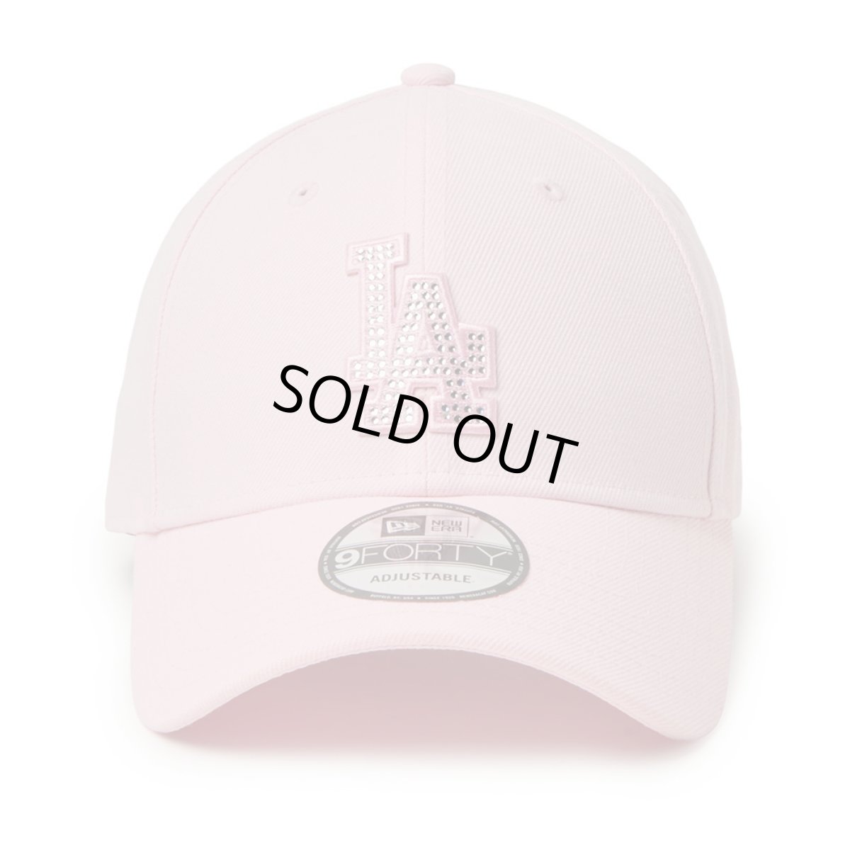 画像2: NEWERA（ニューエラ）“9FORTY Rhinestone ラインストーン ロサンゼルス・ドジャース ピンク” (2)