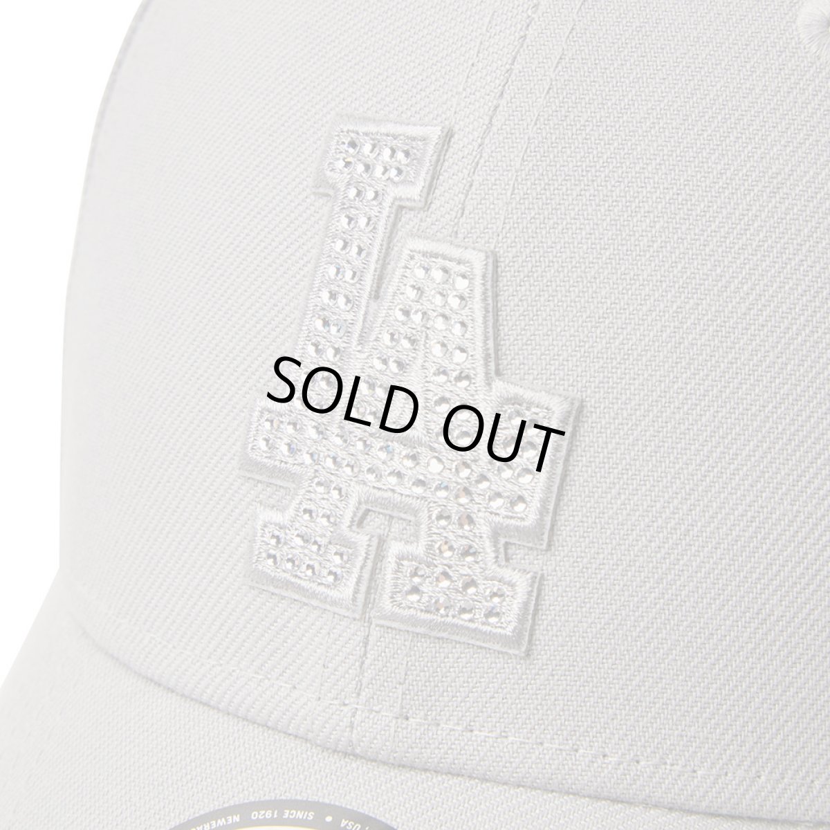 画像8: NEWERA（ニューエラ）“9FORTY Rhinestone ラインストーン ロサンゼルス・ドジャース グレー” (8)