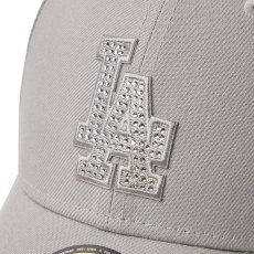 画像8: NEWERA（ニューエラ）“9FORTY Rhinestone ラインストーン ロサンゼルス・ドジャース グレー” (8)