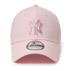 画像2: NEWERA（ニューエラ）“9FORTY Rhinestone ラインストーン ニューヨーク・ヤンキース ピンク” (2)