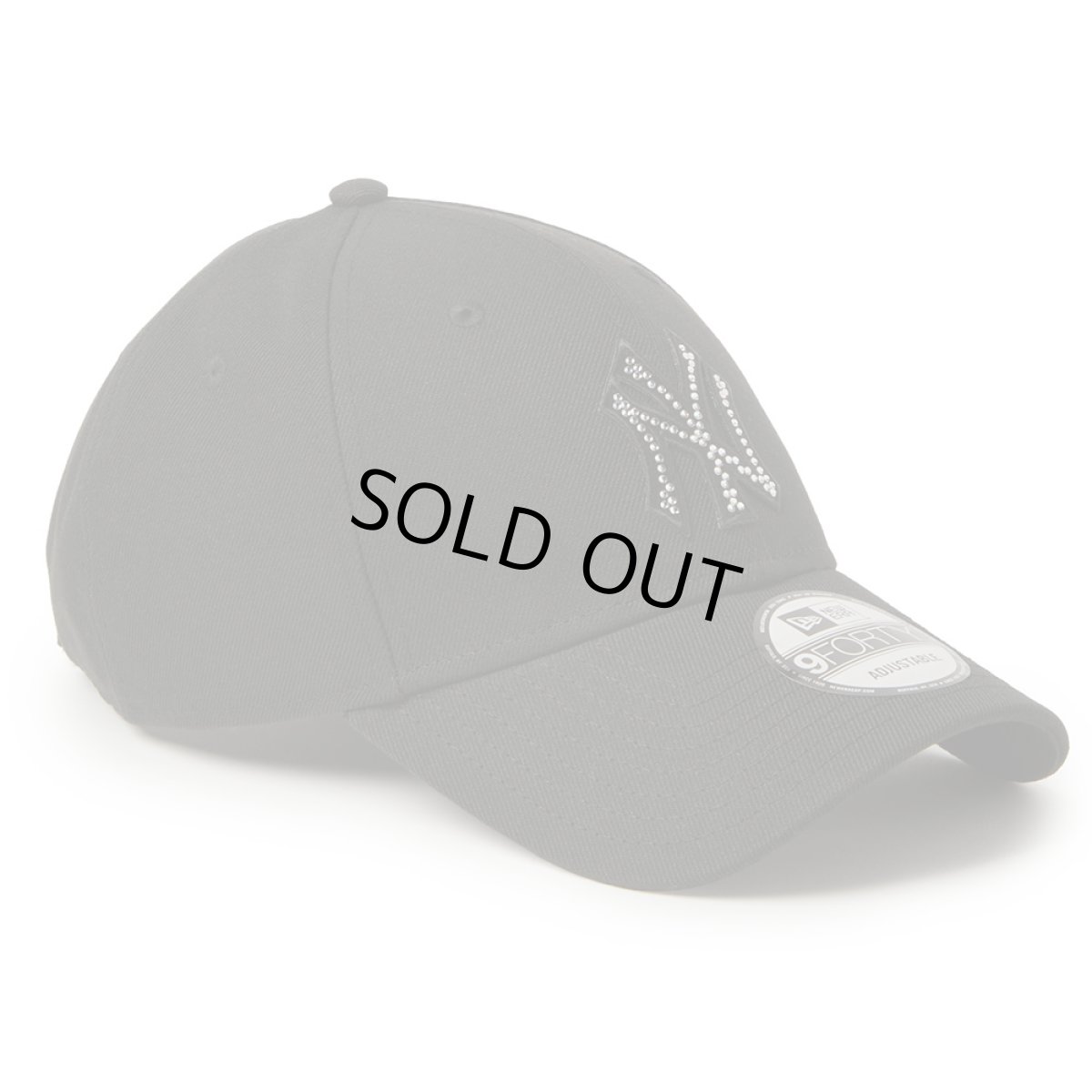 画像3: NEWERA（ニューエラ）“9FORTY Rhinestone ラインストーン ニューヨーク・ヤンキース ブラック” (3)