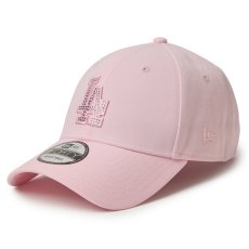 画像1: NEWERA（ニューエラ）“9FORTY Rhinestone ラインストーン ロサンゼルス・ドジャース ピンク” (1)