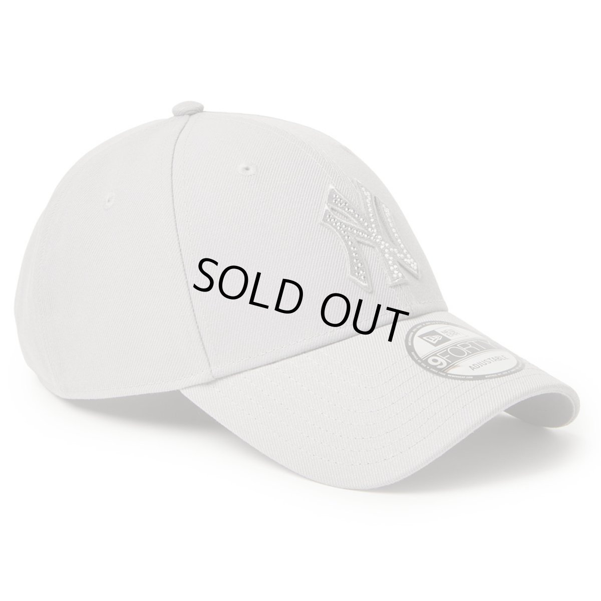画像3: NEWERA（ニューエラ）“9FORTY Rhinestone ラインストーン ニューヨーク・ヤンキース グレー” (3)