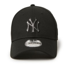 画像2: NEWERA（ニューエラ）“9FORTY Rhinestone ラインストーン ニューヨーク・ヤンキース ブラック” (2)