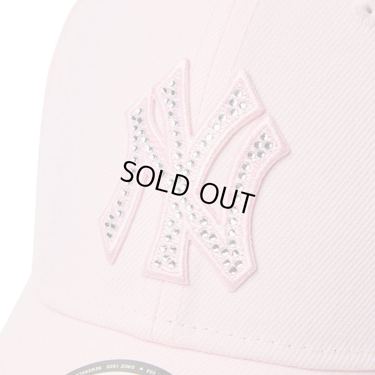 画像8: NEWERA（ニューエラ）“9FORTY Rhinestone ラインストーン ニューヨーク・ヤンキース ピンク” (8)