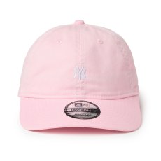 画像2: NEWERA（ニューエラ）“9TWENTY ウォッシュドコットン Mini Logo ニューヨーク・ヤンキース ピンク/ホワイト” (2)