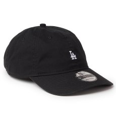 画像3: NEWERA（ニューエラ）“ 9TWENTY ウォッシュドコットン Mini Logo ロサンゼルス・ドジャース ブラック/ホワイト” (3)