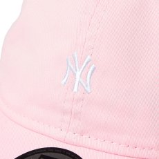 画像8: NEWERA（ニューエラ）“9TWENTY ウォッシュドコットン Mini Logo ニューヨーク・ヤンキース ピンク/ホワイト” (8)