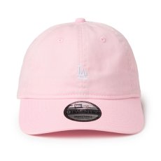 画像2: NEWERA（ニューエラ）“ 9TWENTY ウォッシュドコットン Mini Logo ロサンゼルス・ドジャース ピンク/ホワイト” (2)