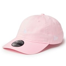 画像1: NEWERA（ニューエラ）“ 9TWENTY ウォッシュドコットン Mini Logo ロサンゼルス・ドジャース ピンク/ホワイト” (1)