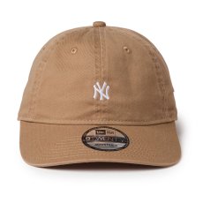 画像2: NEWERA（ニューエラ）“9TWENTY ウォッシュドコットン Mini Logo ニューヨーク・ヤンキース カーキ/ホワイト” (2)