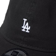 画像8: NEWERA（ニューエラ）“ 9TWENTY ウォッシュドコットン Mini Logo ロサンゼルス・ドジャース ブラック/ホワイト” (8)