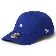 画像1: NEWERA（ニューエラ）“ 9TWENTY ウォッシュドコットン Mini Logo ロサンゼルス・ドジャース ダークロイヤル/ホワイト” (1)