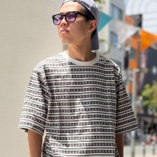 画像10: KINGSIZE（キングサイズ）“ETHNIC BORDER TEE” (10)
