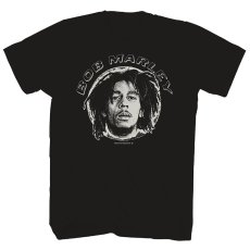 画像1: ZION ROOTSWEAR（ザイオンルーツウエア） “BOB MARLEY ROUND PHOTO TEE” (1)