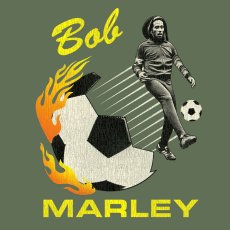 画像2: ZION ROOTSWEAR（ザイオンルーツウエア） “BOB MARLEY PHOTO SOCCER TEE” (2)