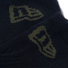 画像5: NEWERA（ニューエラ） “ソックス ショート 3ペア ブラック/オリーブ/カーキ” (5)