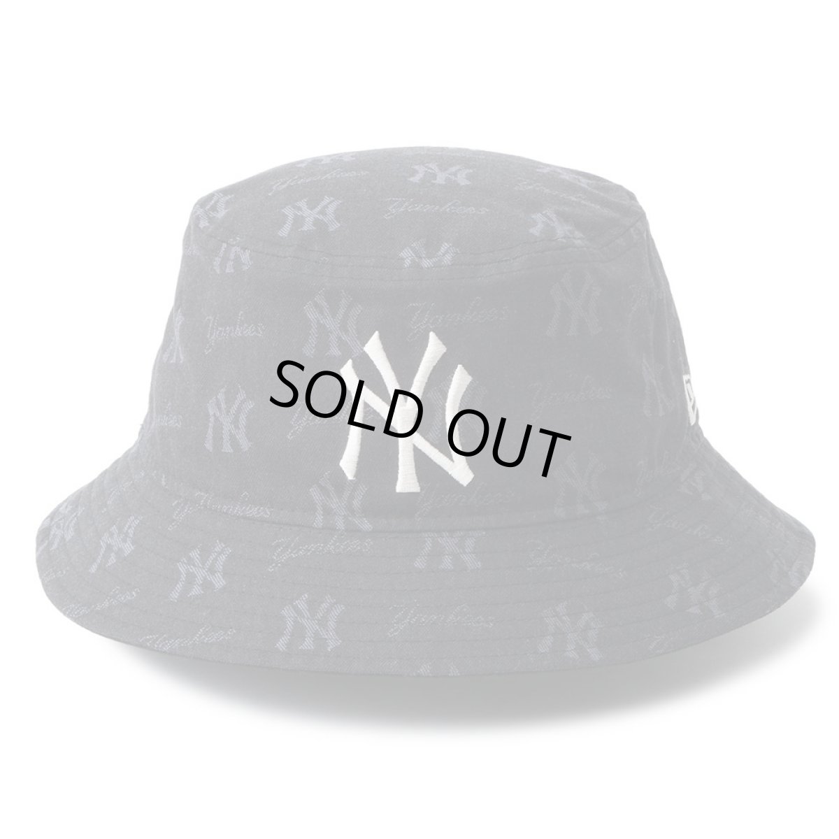 画像2: NEWERA（ニューエラ）“バケット01 MLB Jacquard ニューヨーク・ヤンキース ブラック” (2)