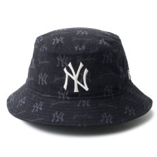 画像2: NEWERA（ニューエラ）“バケット01 MLB Jacquard ニューヨーク・ヤンキース ブラック” (2)