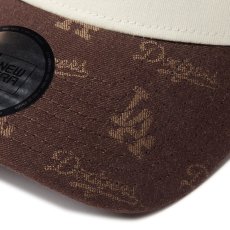画像9: NEWERA（ニューエラ）“9FORTY A-Frame トラッカー MLB Jacquard ロサンゼルス・ドジャース ブラウン” (9)
