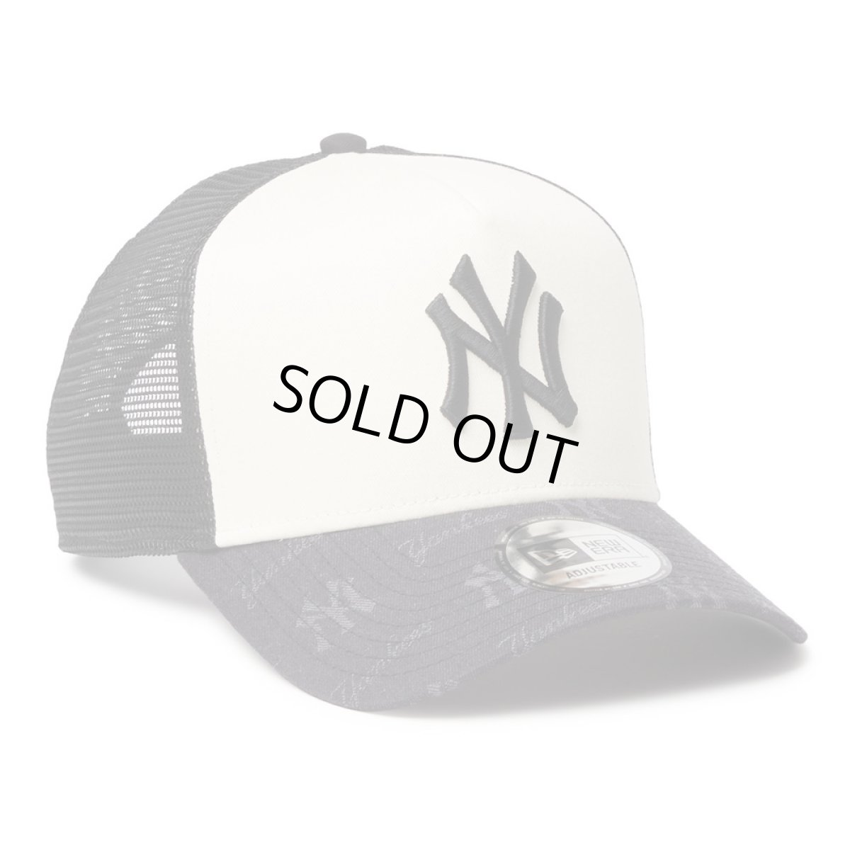 画像3: NEWERA（ニューエラ）“9FORTY A-Frame トラッカー MLB Jacquard ニューヨーク・ヤンキース ブラック” (3)