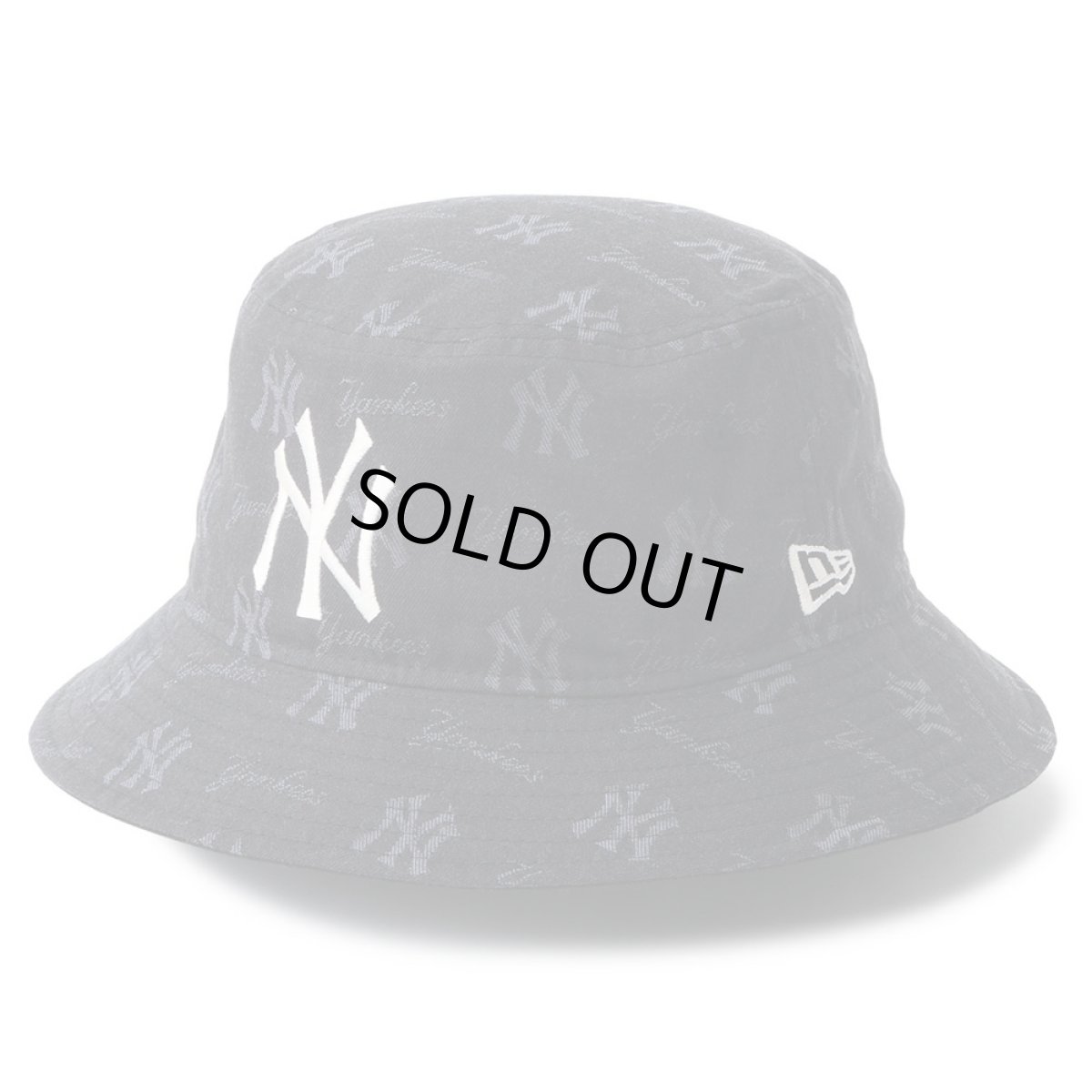 画像1: NEWERA（ニューエラ）“バケット01 MLB Jacquard ニューヨーク・ヤンキース ブラック” (1)