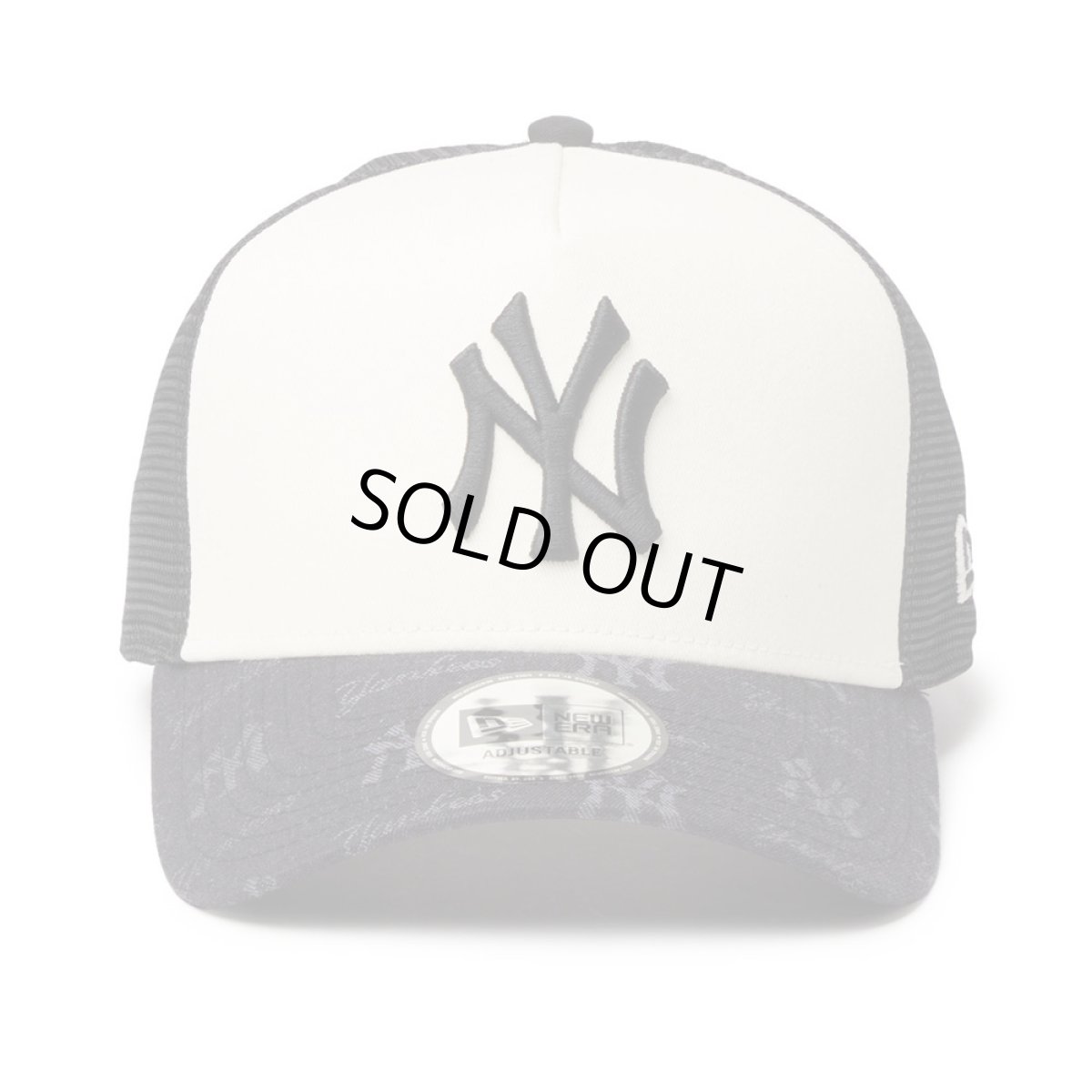 画像2: NEWERA（ニューエラ）“9FORTY A-Frame トラッカー MLB Jacquard ニューヨーク・ヤンキース ブラック” (2)