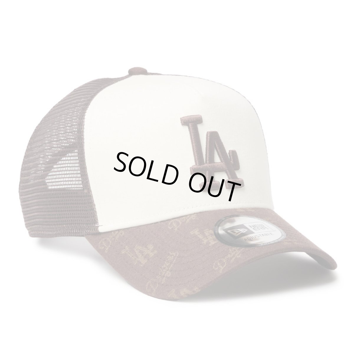 画像3: NEWERA（ニューエラ）“9FORTY A-Frame トラッカー MLB Jacquard ロサンゼルス・ドジャース ブラウン” (3)