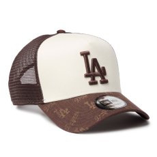 画像3: NEWERA（ニューエラ）“9FORTY A-Frame トラッカー MLB Jacquard ロサンゼルス・ドジャース ブラウン” (3)