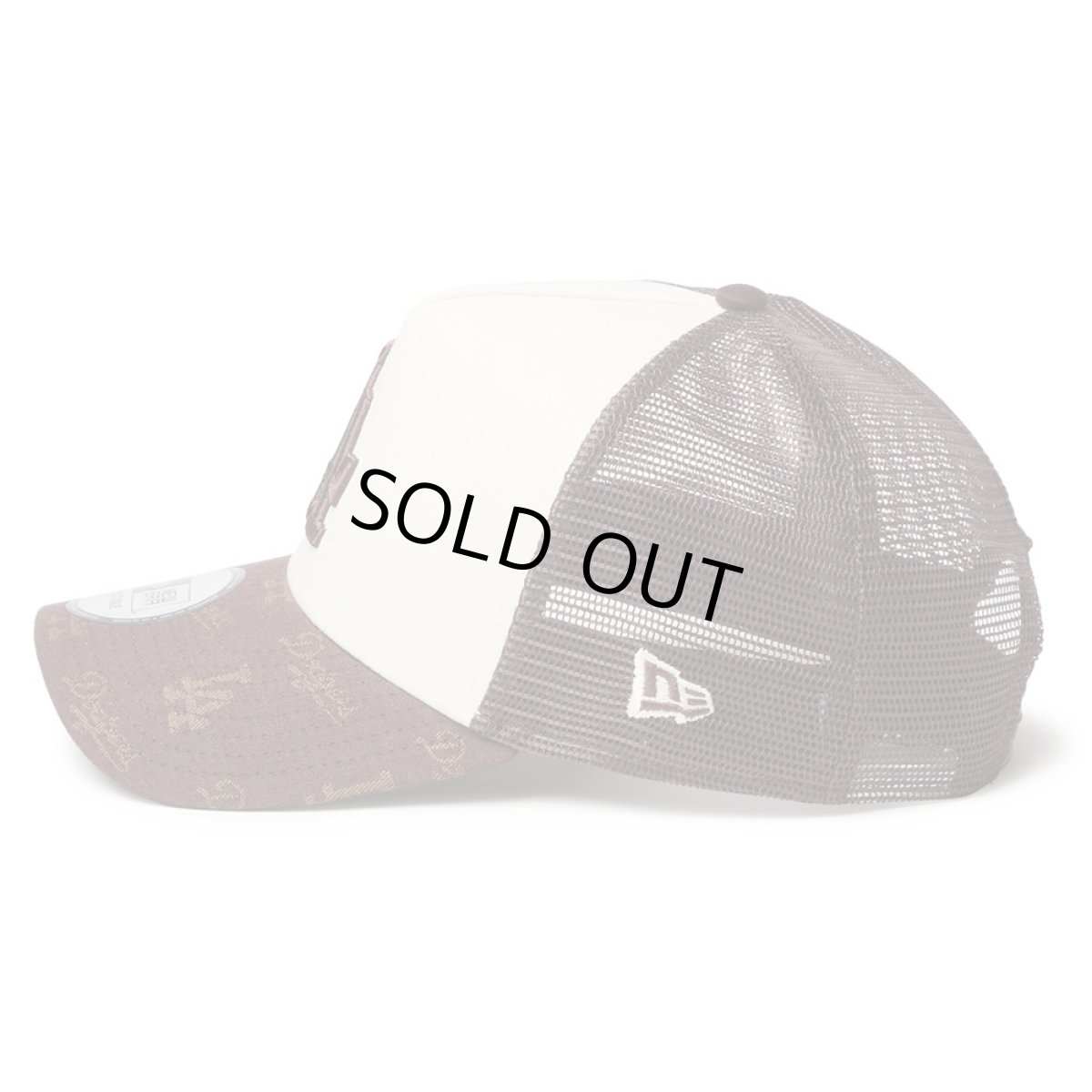 画像5: NEWERA（ニューエラ）“9FORTY A-Frame トラッカー MLB Jacquard ロサンゼルス・ドジャース ブラウン” (5)