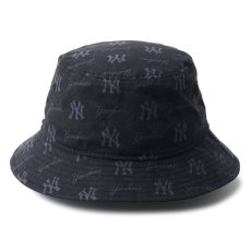 画像4: NEWERA（ニューエラ）“バケット01 MLB Jacquard ニューヨーク・ヤンキース ブラック” (4)