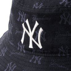 画像8: NEWERA（ニューエラ）“バケット01 MLB Jacquard ニューヨーク・ヤンキース ブラック” (8)