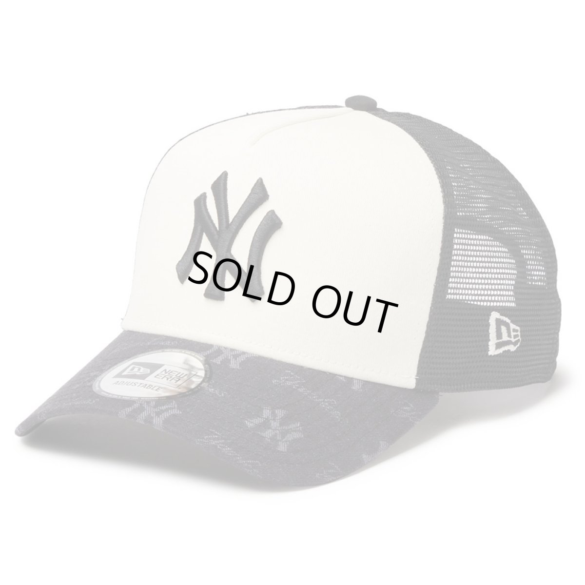 画像1: NEWERA（ニューエラ）“9FORTY A-Frame トラッカー MLB Jacquard ニューヨーク・ヤンキース ブラック” (1)