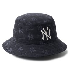 画像3: NEWERA（ニューエラ）“バケット01 MLB Jacquard ニューヨーク・ヤンキース ブラック” (3)