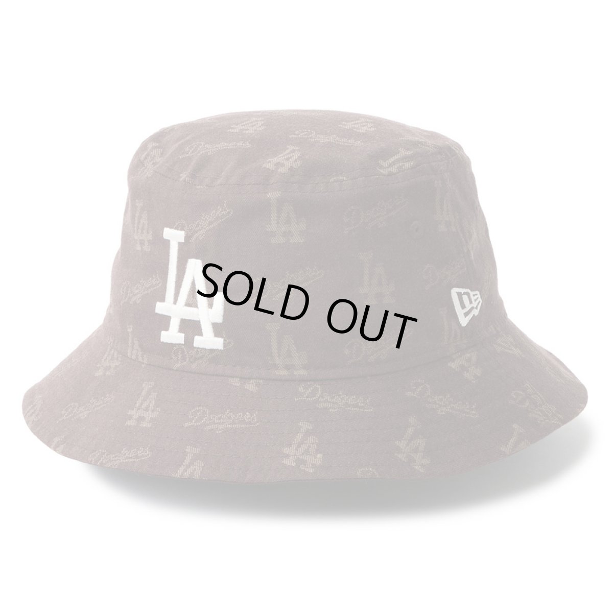 画像1: NEWERA（ニューエラ）“バケット01 MLB Jacquard ロサンゼルス・ドジャース ブラウン” (1)