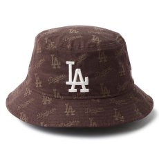 画像2: NEWERA（ニューエラ）“バケット01 MLB Jacquard ロサンゼルス・ドジャース ブラウン” (2)