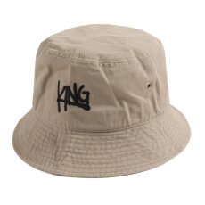 画像1: KINGSIZE（キングサイズ）“DRAW LOGO BUCKET HAT” (1)