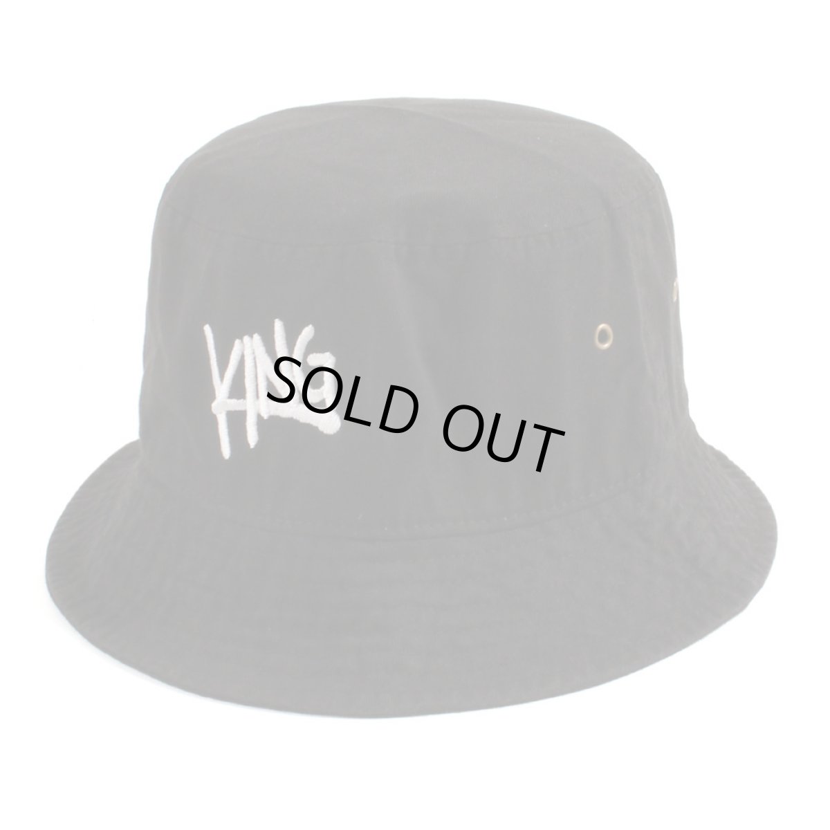 画像1: KINGSIZE（キングサイズ）“DRAW LOGO BUCKET HAT” (1)