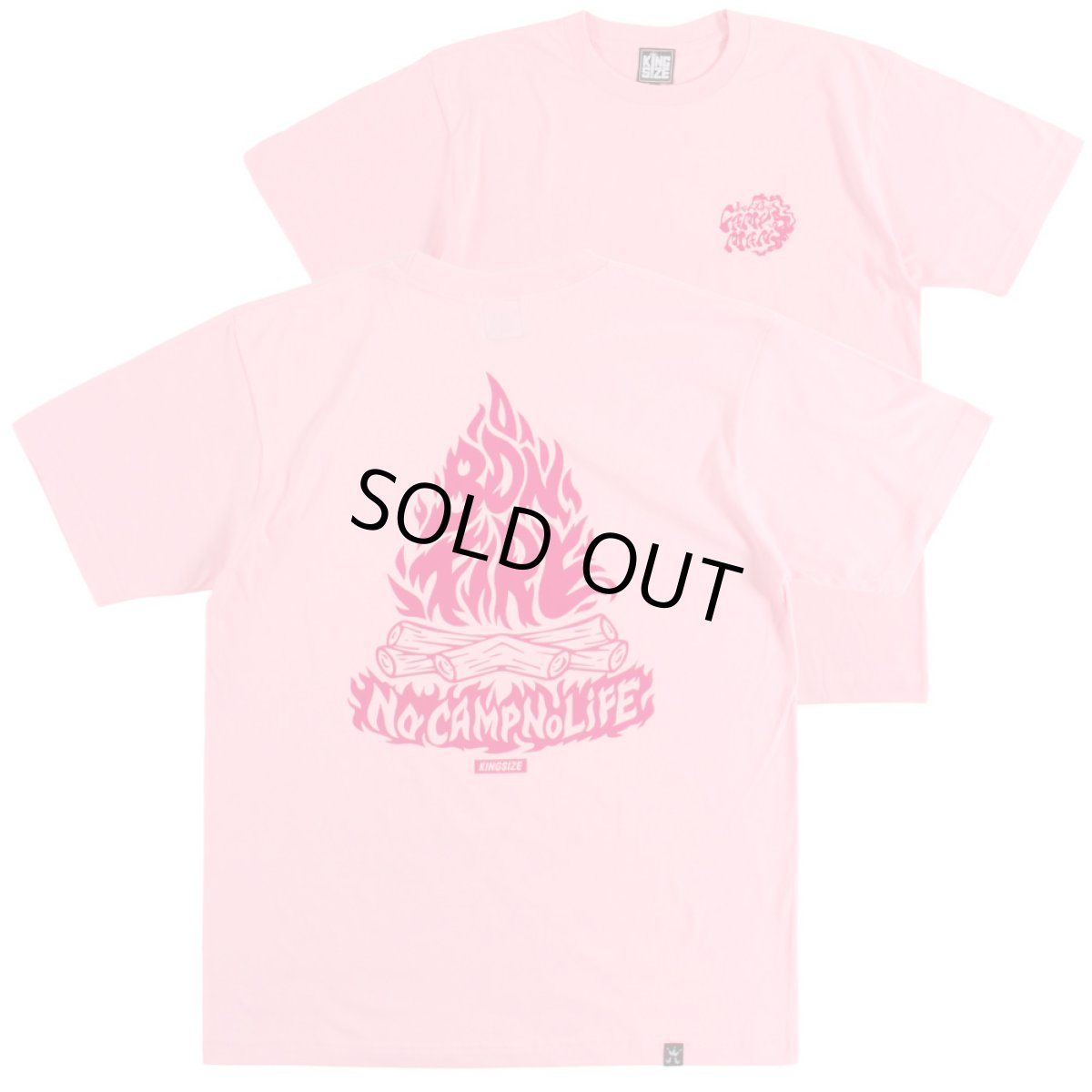 画像1: KINGSIZE（キングサイズ）“BON FIRE TEE” (1)