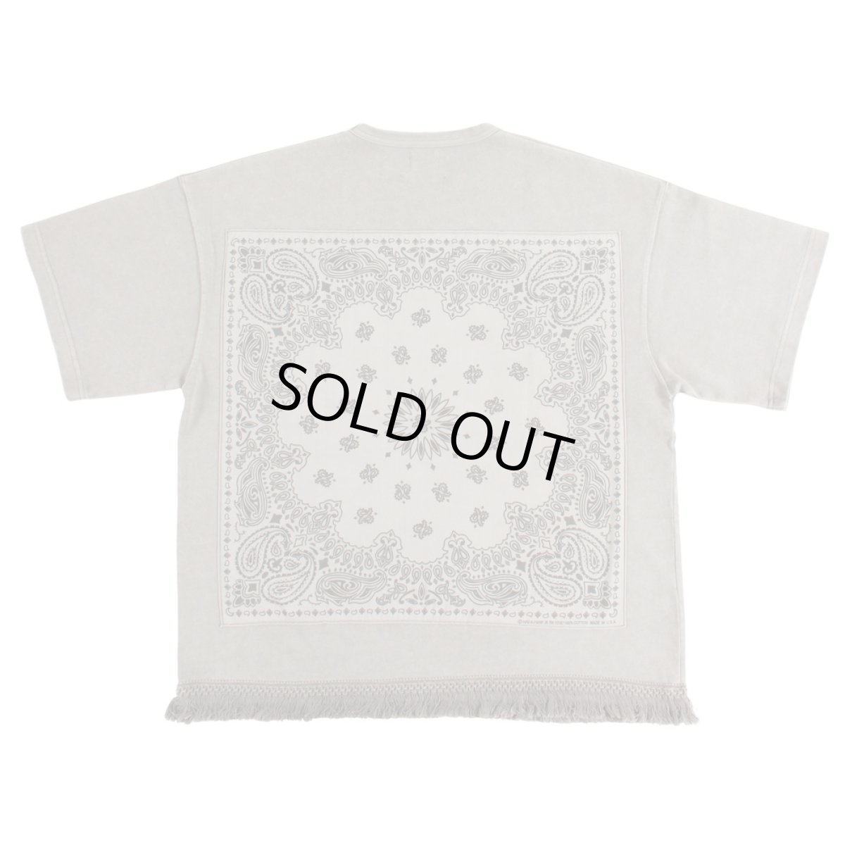 画像3: 【2026.07.02再入荷】PeeTee. (ピーティー) “LOVE AND PEACE BANDANA FRINGE TEE” (3)