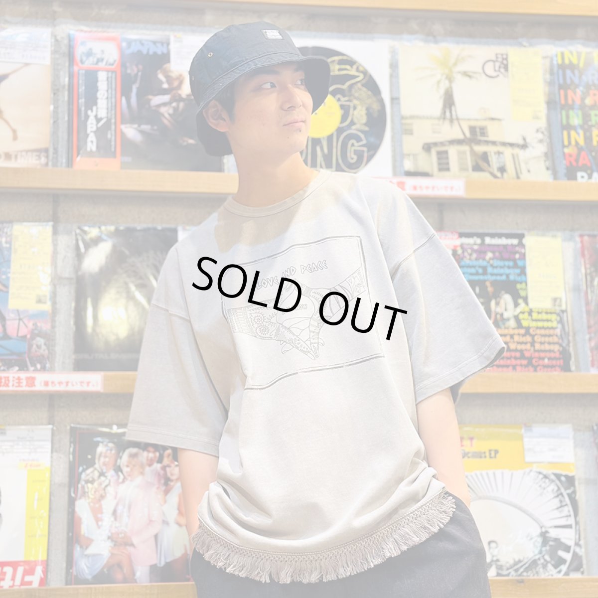 画像12: 【2026.07.02再入荷】PeeTee. (ピーティー) “LOVE AND PEACE BANDANA FRINGE TEE” (12)