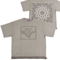 画像1: PeeTee. (ピーティー) “LOVE AND PEACE BANDANA FRINGE TEE” (1)