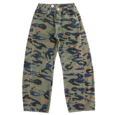 画像1: KINGSIZE（キングサイズ）“DAMAGE CAMO BARREL PANTS” (1)